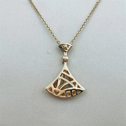 [Clover Jewelry]DREAM NECKLACE PINK GOLD DIAMOND