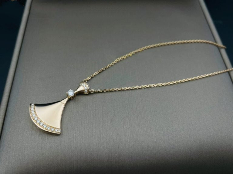 [Clover Jewelry]DREAM NECKLACE PINK GOLD DIAMOND