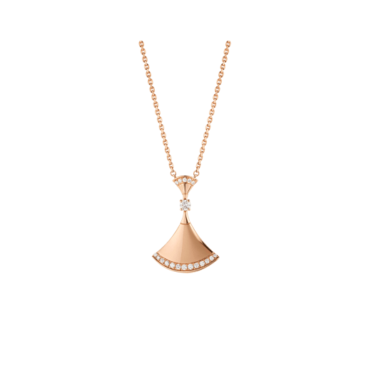[Clover Jewelry]DREAM NECKLACE PINK GOLD DIAMOND
