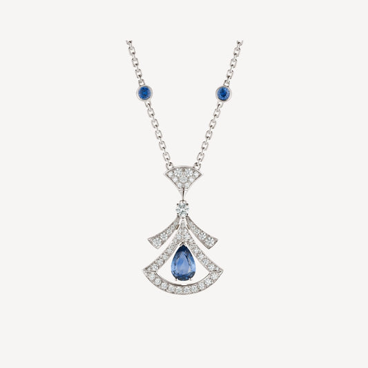 [Clover Jewelry]DREAM NECKLACE AGATE DIAMOND SILVER