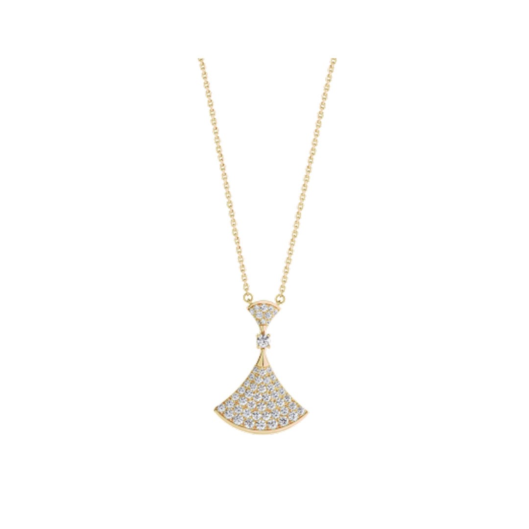 [Clover Jewelry]DREAM NECKLACE GOLD FULL DIAMOND