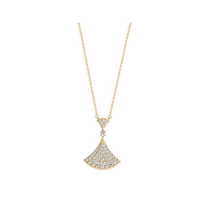 [Clover Jewelry]DREAM NECKLACE GOLD FULL DIAMOND
