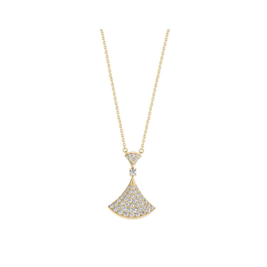 [Clover Jewelry]DREAM NECKLACE GOLD FULL DIAMOND