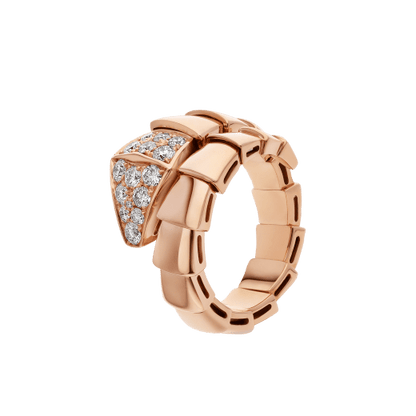 [Clover Jewelry]SERPENTI RING PINK GOLD DIAMOND