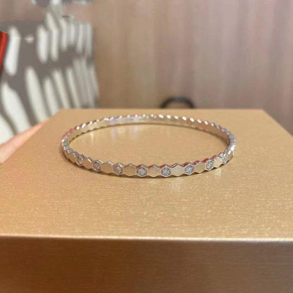 [Clover Jewelry]BEE LOVE SILVER DIAMOND BRACELET
