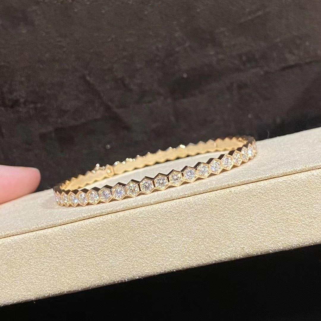 [Clover Jewelry]BEE LOVE GOLD BRACELET FULL DIAMOND
