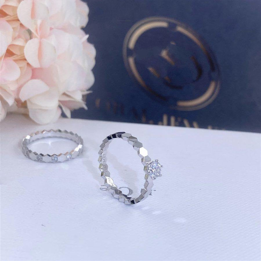 [Clover Jewelry]BEE LOVE RING SILVER 1 DIAMOND