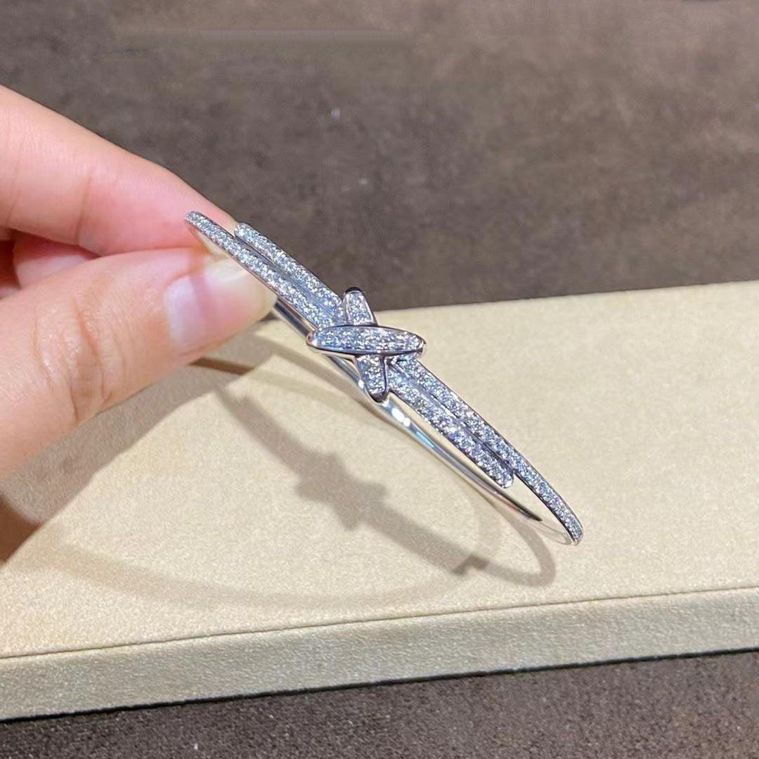 [Clover Jewelry]JEUX DE BRACELET DIAMONDS SILVER