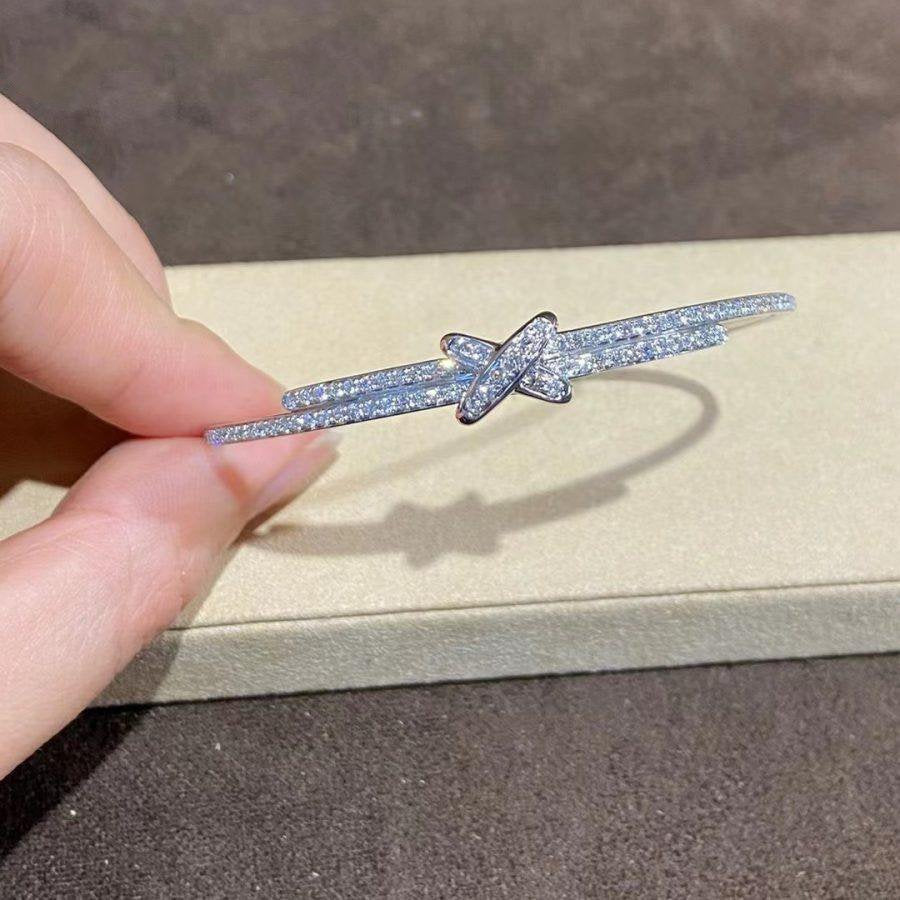 [Clover Jewelry]JEUX DE BRACELET DIAMONDS SILVER