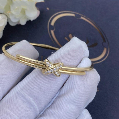 [Clover Jewelry]JEUX DE BRACELET GOLD DIAMONDS