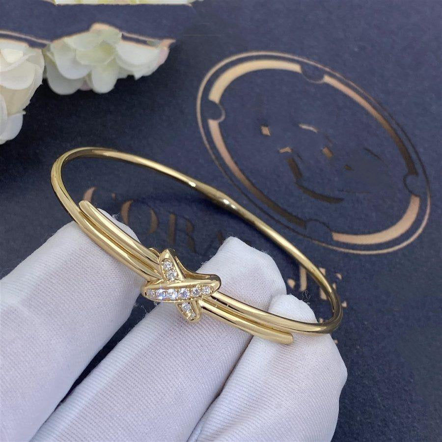 [Clover Jewelry]JEUX DE BRACELET GOLD DIAMONDS