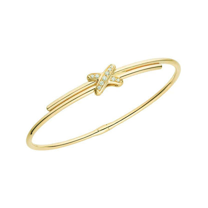 [Clover Jewelry]JEUX DE BRACELET GOLD DIAMONDS