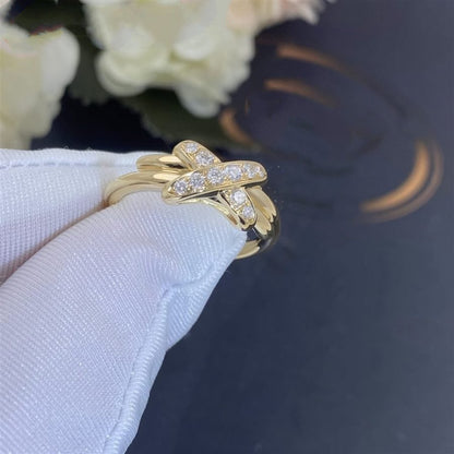 [Clover Jewelry]JEUX DE GOLD DIAMOND RING