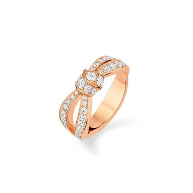 [Clover Jewelry]LIENS PINK GOLD DIAMOND RING