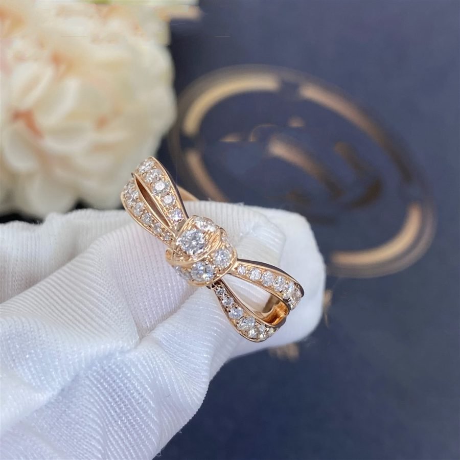 [Clover Jewelry]LIENS PINK GOLD DIAMOND RING