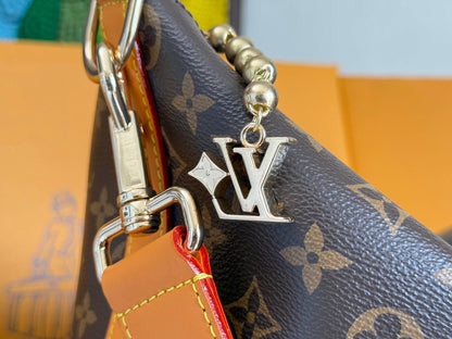 LV 25S METIS BAG 48 IN BROWN MONOGRAM CANVAS GOLD HARDWARE