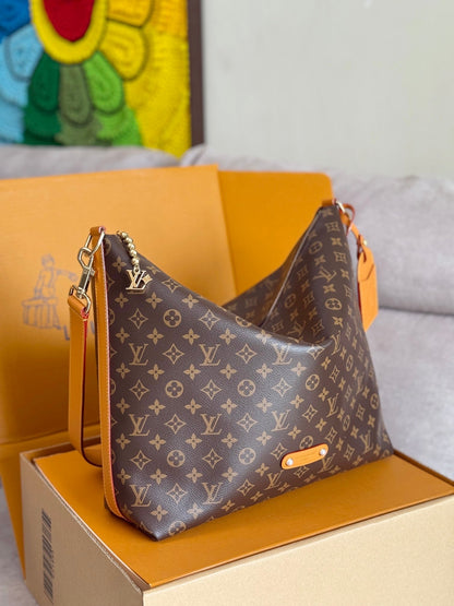 LV 25S METIS BAG 48 IN BROWN MONOGRAM CANVAS GOLD HARDWARE