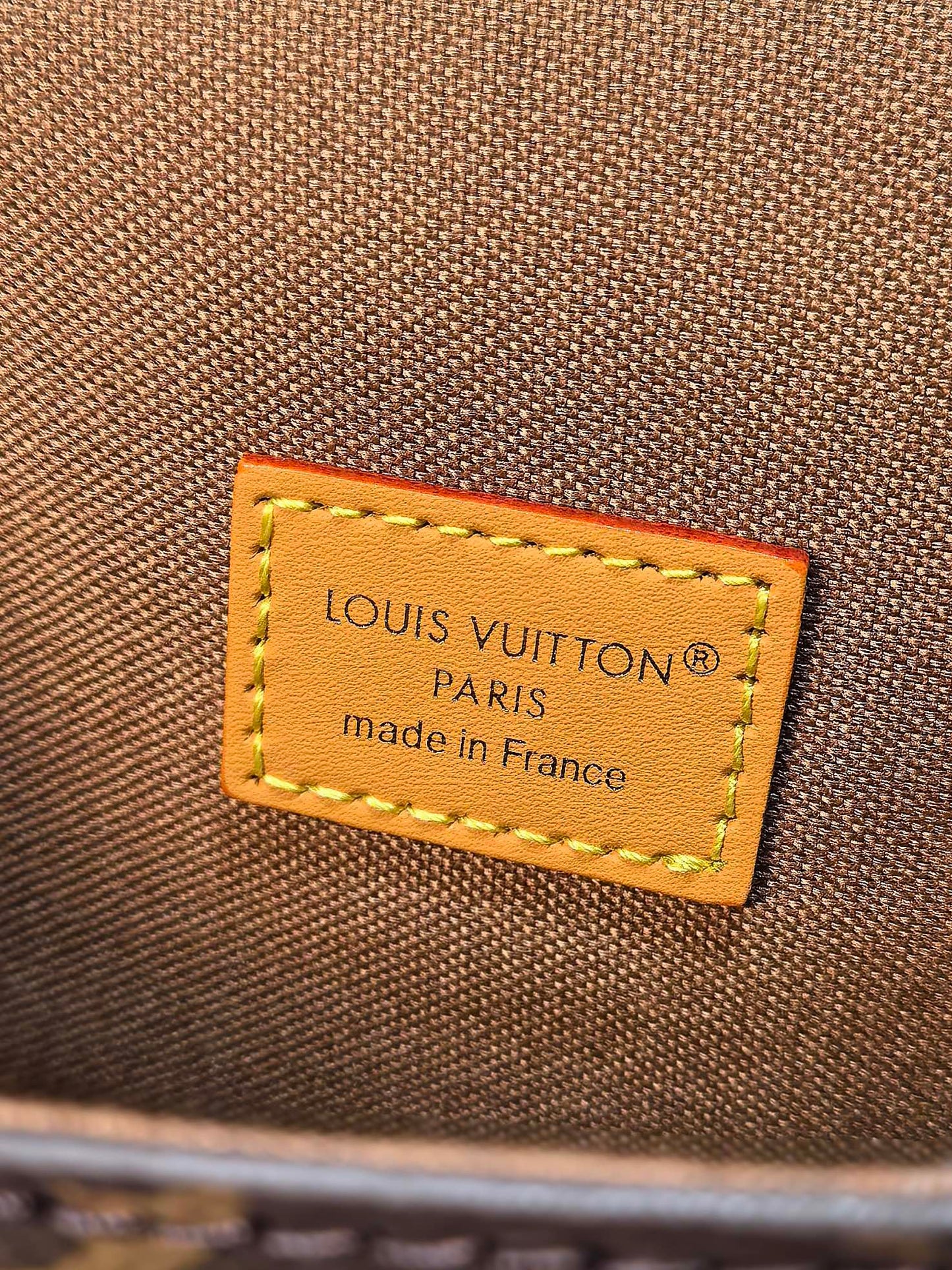 LV 25S MINI STEAMER 18 IN DARK BROWN CANVAS MONOGRAM GOLD HARDWARE