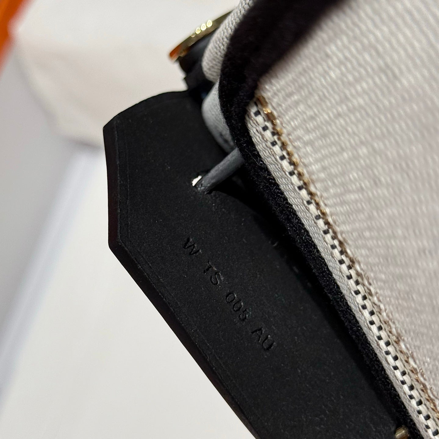 HERMES 25S MINI HERBAG 20 IN SAGE GRAY CANVAS GOLD HARDWARE