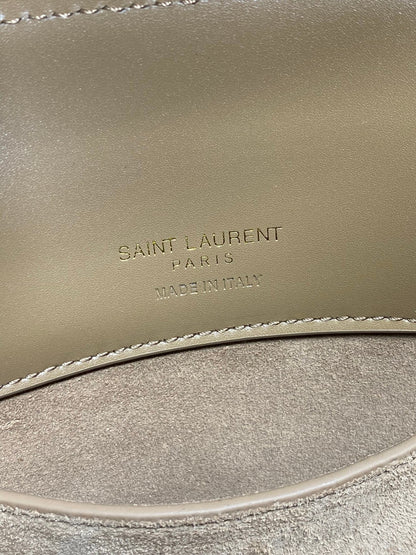 LE 37 SMALL BUCKET BAG 20 IN CEDAR BROWN CALFSKIN GOLD HARDWARE