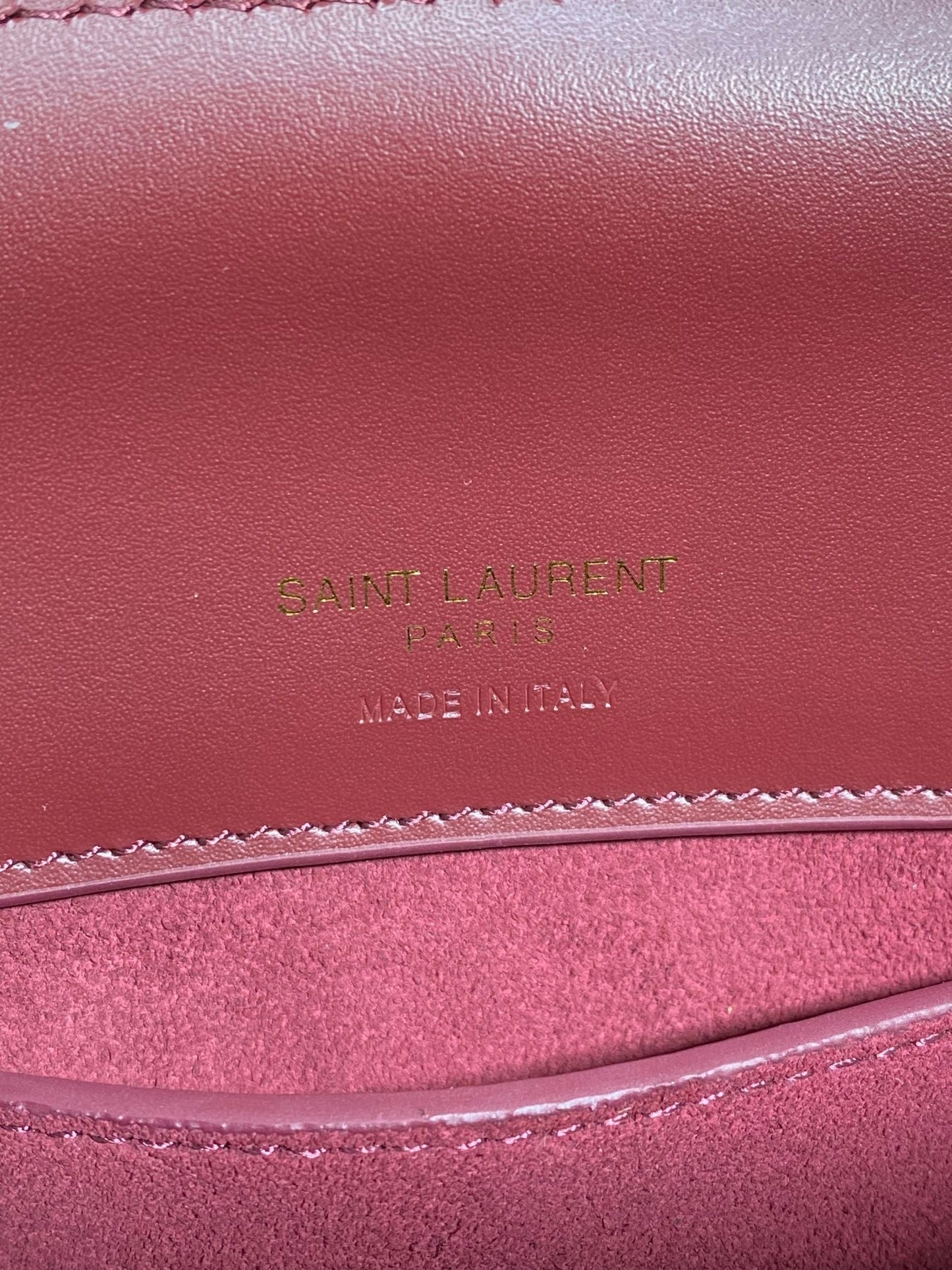 LE 37 SMALL BUCKET BAG 20 IN BURGUNDY RED CALFSKIN GOLD HARDWARE