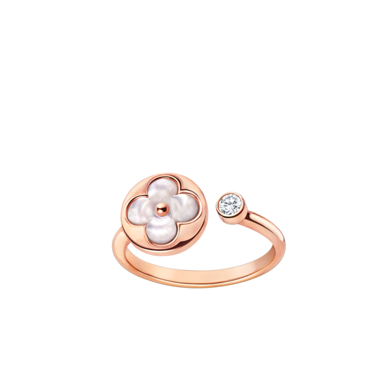 [Clover Jewelry]SUN 1 DIAMOND PINK MOP RING