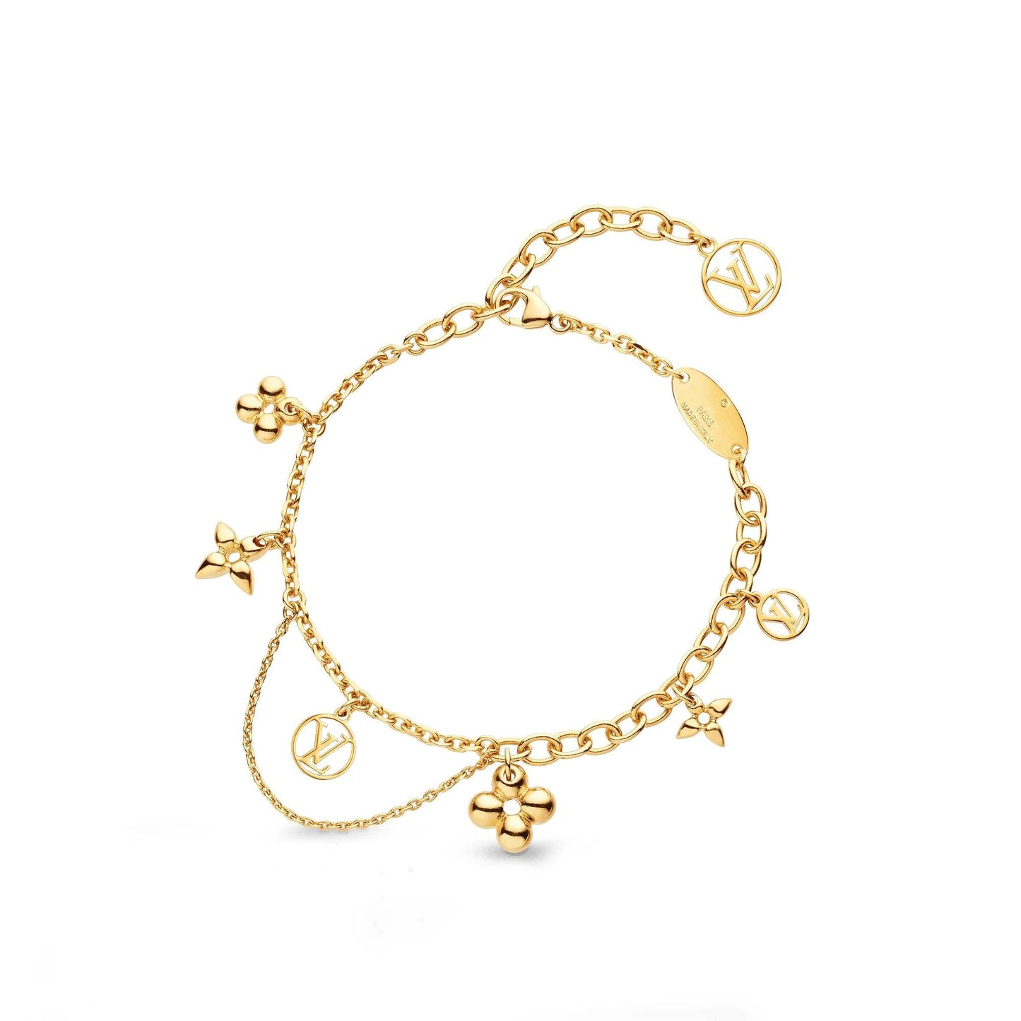 [Clover Jewelry]BLOOMING PINK GOLD MOP BRACELET