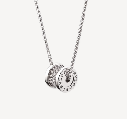 [Clover Jewelry]ZERO 1 SILVER DIAMOND NECKLACE
