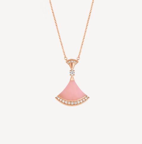 [Clover Jewelry]DREAM NECKLACE PINK OPAL