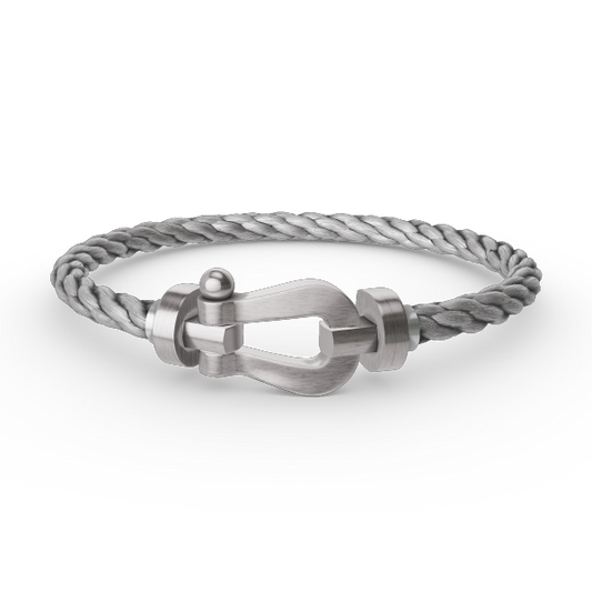 [Clover Jewelry]FORCE LARGE HORSESHOE NO DIAMOND BRACELET SILVER