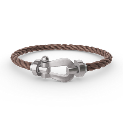 [Clover Jewelry]FORCE LARGE HORSESHOE NO DIAMOND BRACELET SILVER